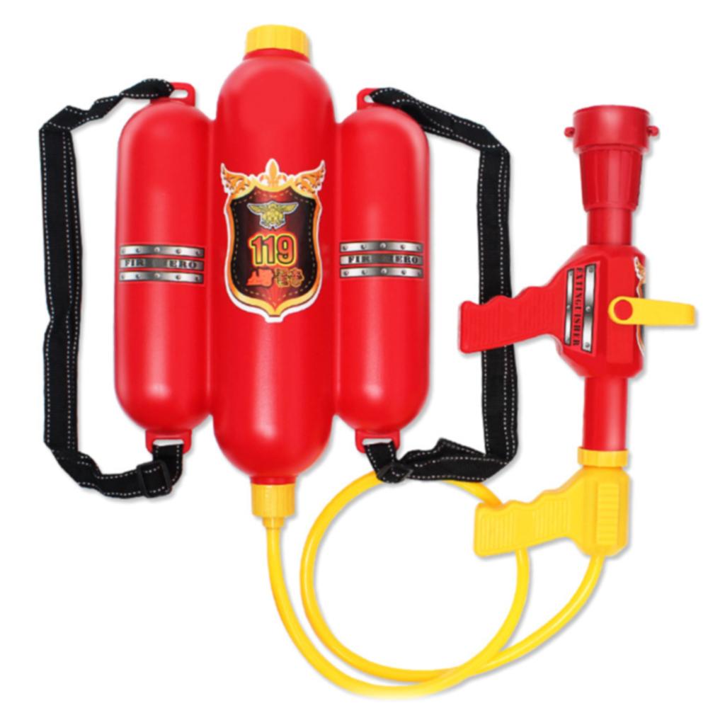Outdoor Red Props Summer Water Gun Children Plastic Squirter Beach Sprayer Kids Gift Fireman Toy Durable